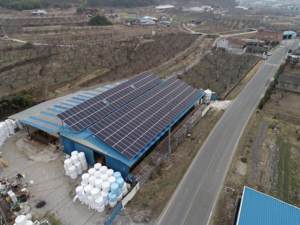 경북 경산 100KW급 태양광발전소
